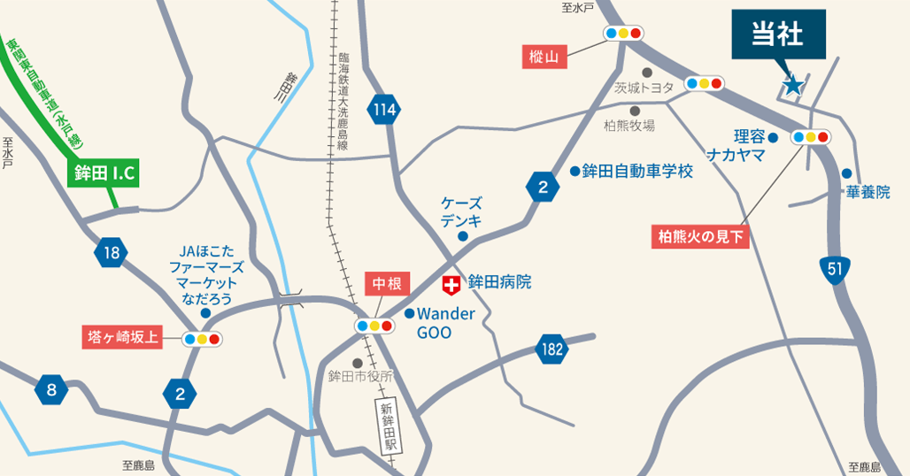 アクセスマップ