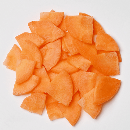 にんじん イチョウ切り