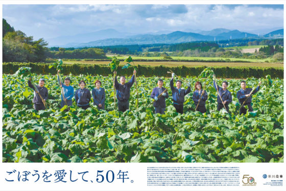 ごぼうを愛して、50年。